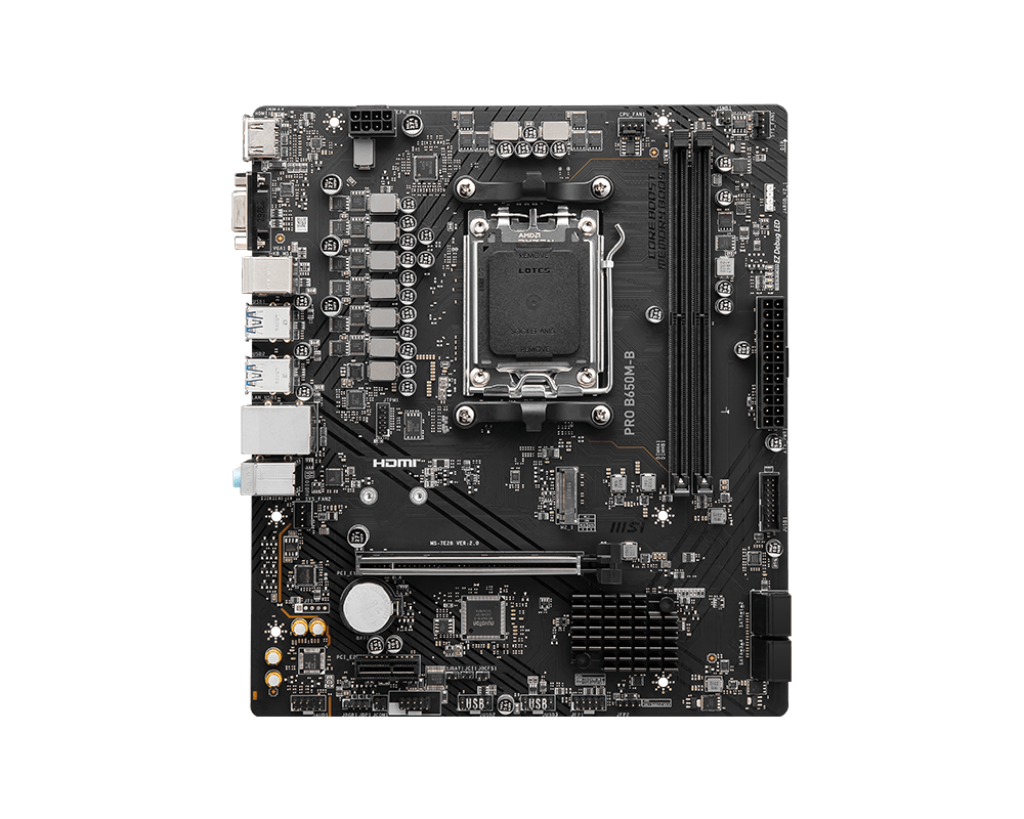 MSI Pro B650M-B - DDR5 AMD AM5 microATX Motherboard