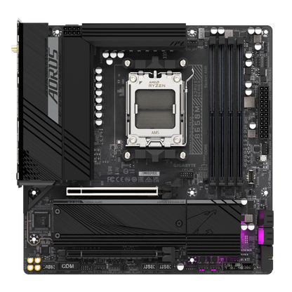 Gigabyte B650M Aorus Elite AX - DDR5 AMD AM5 microATX Motherboard