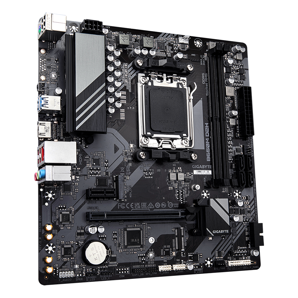 Gigabyte B650M D2H - DDR5 AMD AM5 microATX Motherboard