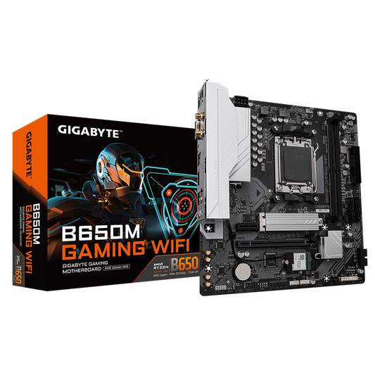 Gigabyte B650M Gaming WiFi - DDR5 AMD AM5 microATX Motherboard