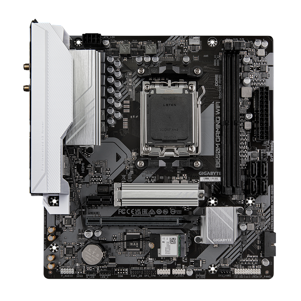 Gigabyte B650M Gaming WiFi - DDR5 AMD AM5 microATX Motherboard