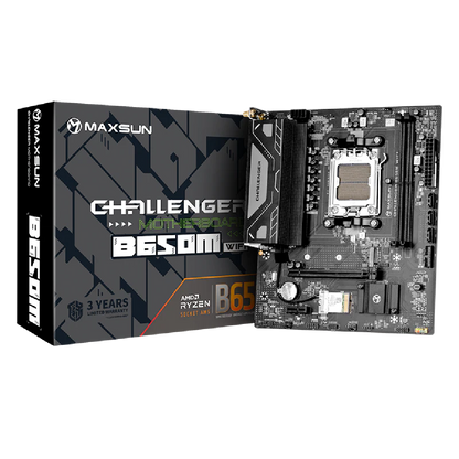 Maxsun Challenger B650M WiFi - DDR5 AMD AM5 microATX Motherboard