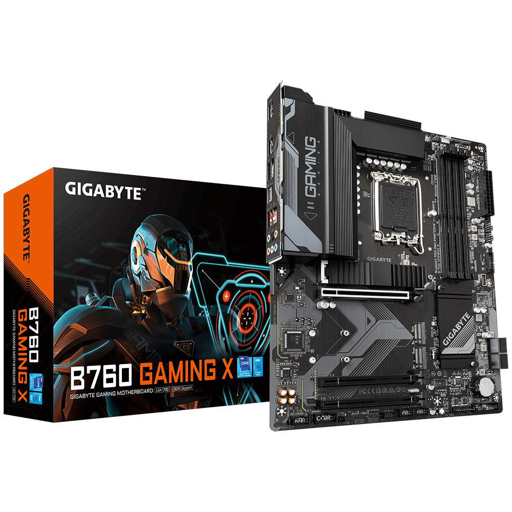 Gigabyte B760 Gaming X - DDR5 Intel 12th/13th/14th Gen ATX Motherboard