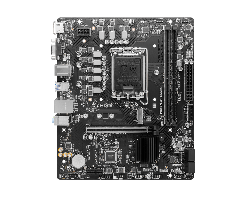 MSI Pro B760M-E - DDR4 Intel 12th/13th/14th Gen microATX Motherboard