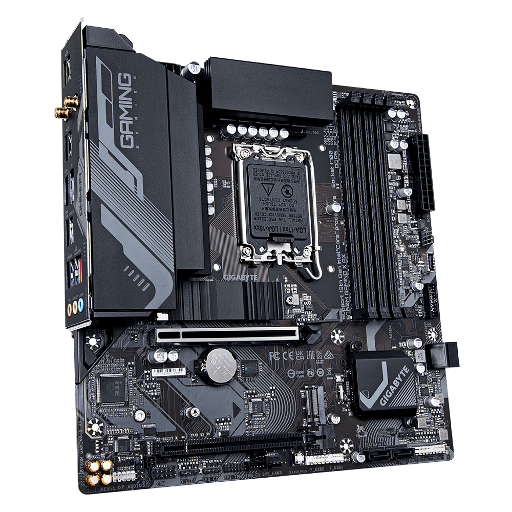 Gigabyte B760M Gaming X AX - DDR5 Intel 12th/13th/14th Gen mATX Motherboard