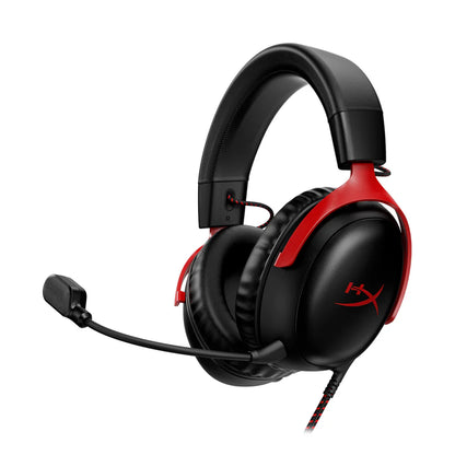 HyperX Cloud III Wired Gaming Headset - Multiplatform Compatible with 3.5mm, USB-C, and USB-A (Box Open)