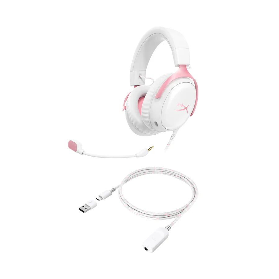 HyperX Cloud III Wired Gaming Headset - Multiplatform Compatible with 3.5mm, USB-C, and USB-A (Box Open)