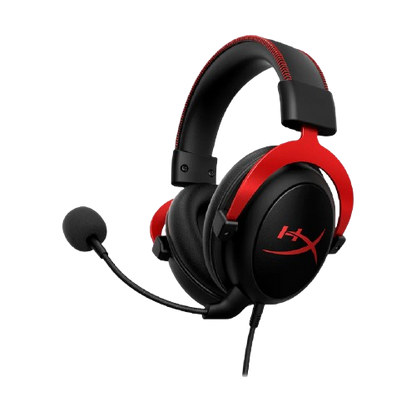 HyperX Cloud II Wired Gaming Headset with 7.1 Surround Sound (Box Open)