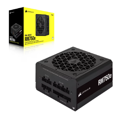 Corsair RM750e RMe Series 750W 80 Plus Gold Fully Modular Low-Noise ATX Power Supply