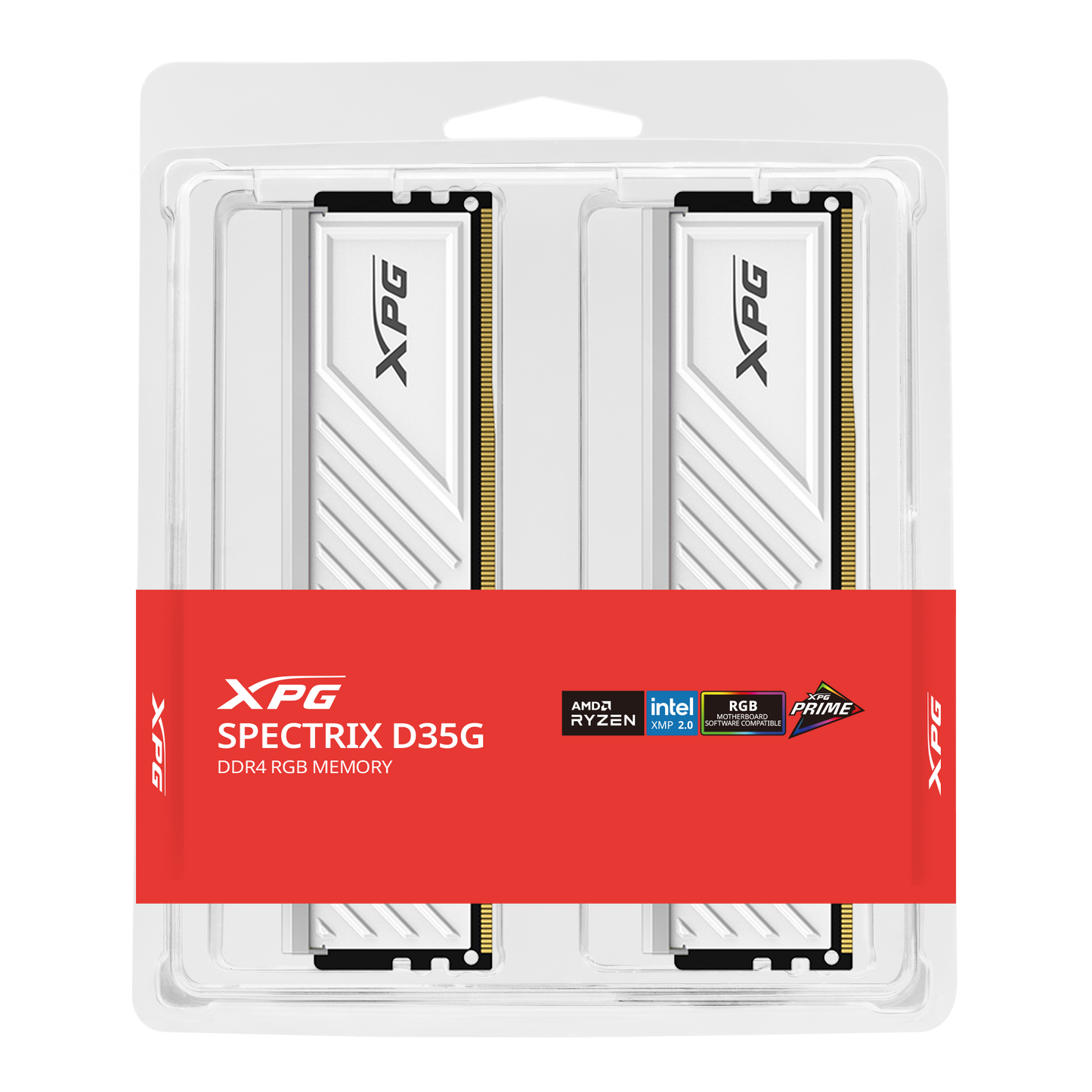 XPG Spectrix D35G 64GB (32GB x 2) 3600MHz C18 - DDR4 DRAM RGB Desktop Memory