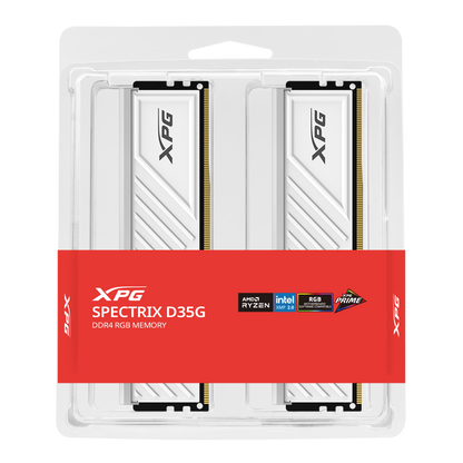 XPG Spectrix D35G 64GB (32GB x 2) 3600MHz C18 - DDR4 DRAM RGB Desktop Memory