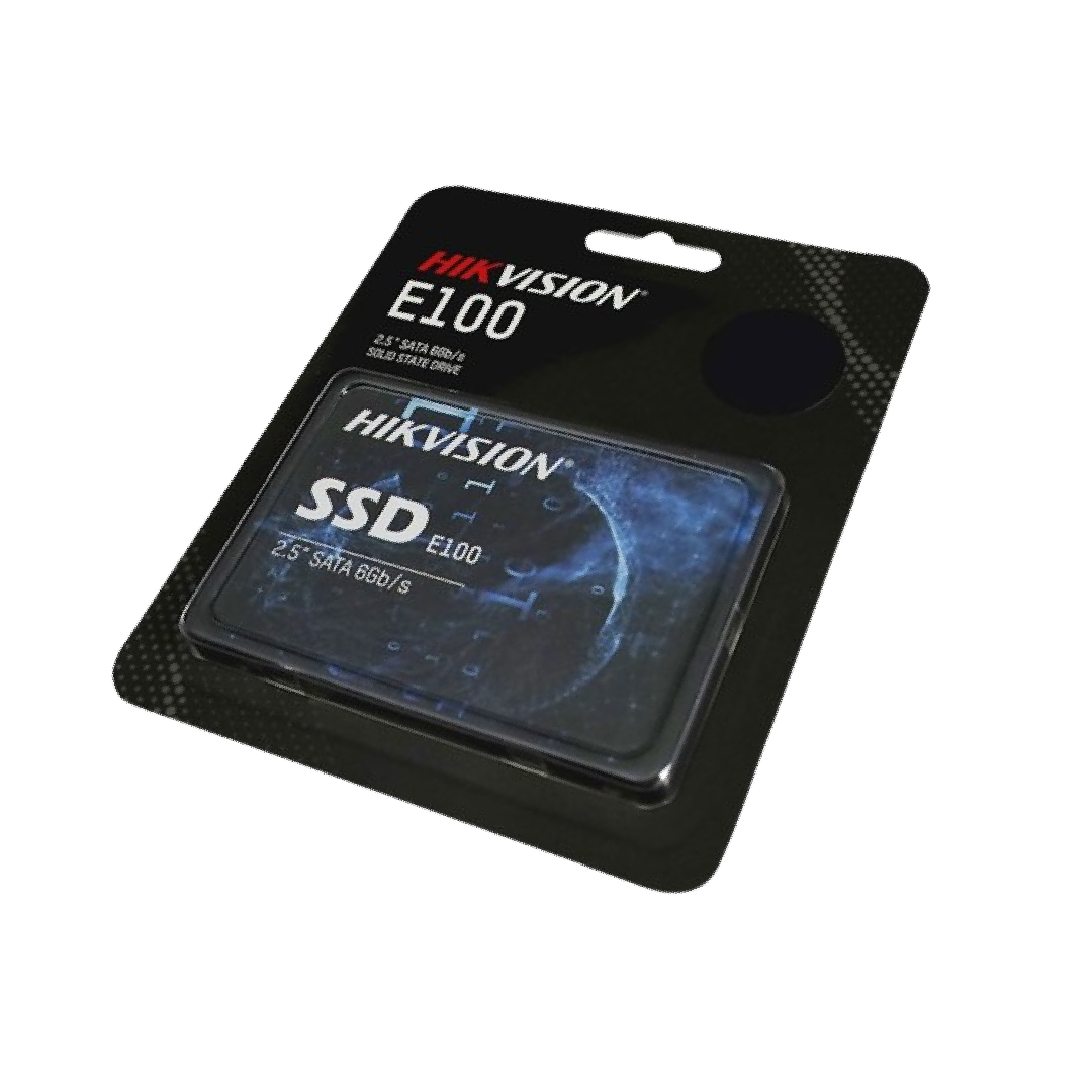 HikVision E100 SATA 6GB/s 2.5" SSD with packaging. 