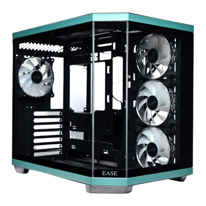 Ease EC124B Pro Tempered Glass ATX Mid-Tower Gaming Case