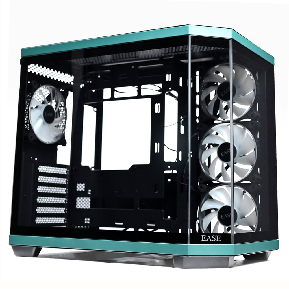 Ease EC124B Pro Tempered Glass ATX Mid-Tower Gaming Case