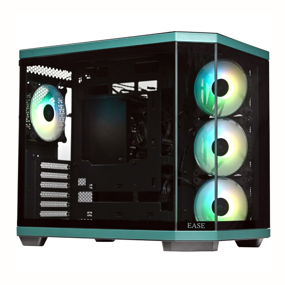 Ease EC124B Pro Tempered Glass ATX Mid-Tower Gaming Case