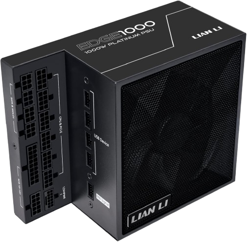 LianLi Edge 1000W ATX 80 Plus Platinum Power Supply - BLACK | WHITE