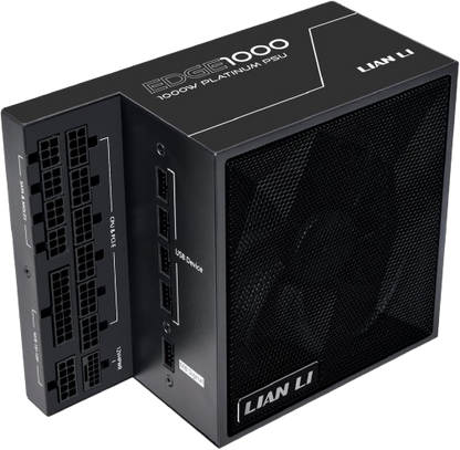 LianLi Edge 1000W ATX 80 Plus Platinum Power Supply - BLACK | WHITE