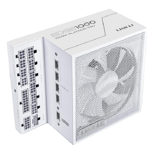 LianLi Edge 1000W ATX 80 Plus Platinum Power Supply - BLACK | WHITE