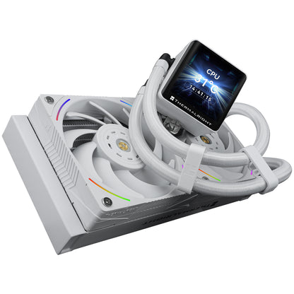 Thermalright Frozen Vision 240mm AIO Liquid Cooler with LCD Display - BLACK | WHITE