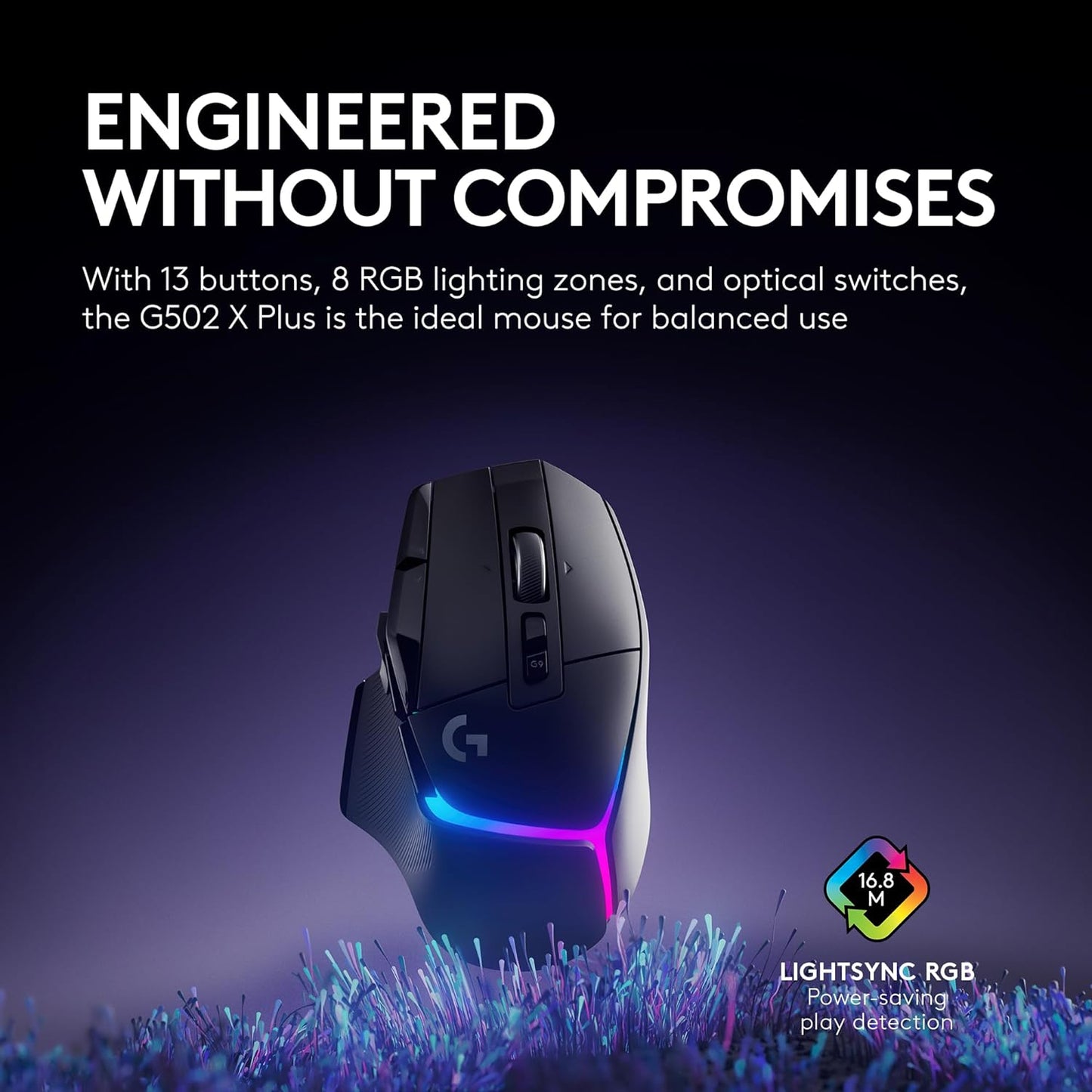 Logitech G502X Plus Wireless RGB Gaming Mouse (Box Open)