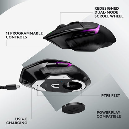 Logitech G502X Plus Wireless RGB Gaming Mouse (Box Open)