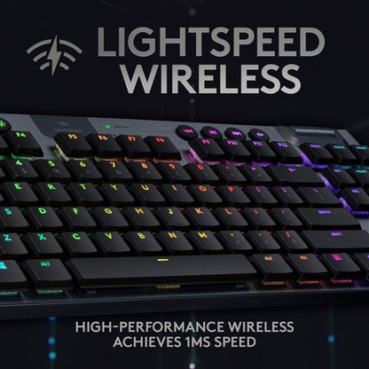 Logitech G915 TenKeyLess (TKL) LIGHTSPEED Wireless RGB Mechanical Gaming Keyboard - Box Open