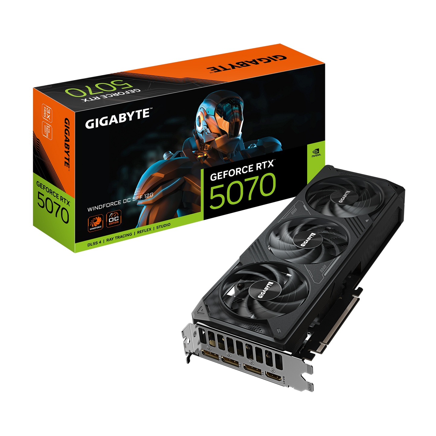 Gigabyte GeForce RTX 5070 Windforce OC SFF 12GB Graphics Card GDDR7