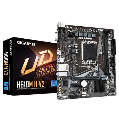 Gigabyte H610M H V2 - DDR5 Intel 12th/13th/14th Gen microATX Motherboard