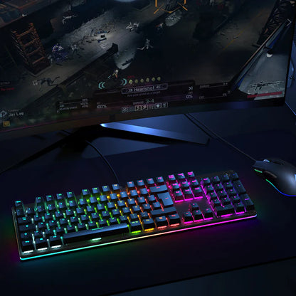 Aukey KMG12 Wired Mechanical Gaming Keyboard - Red Switches