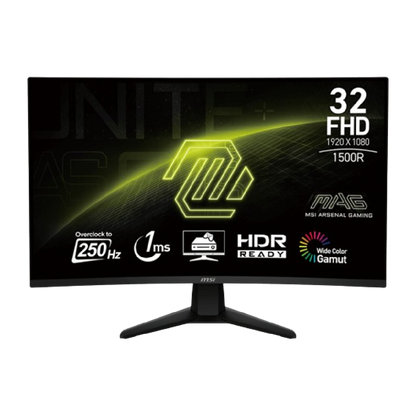 MSI MAG 32C6X 32″ 250Hz 1080p FHD VA Curved Gaming Monitor