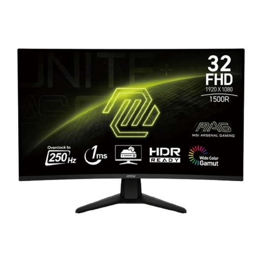 MSI MAG 32C6X 32″ 250Hz 1080p FHD VA Curved Gaming Monitor