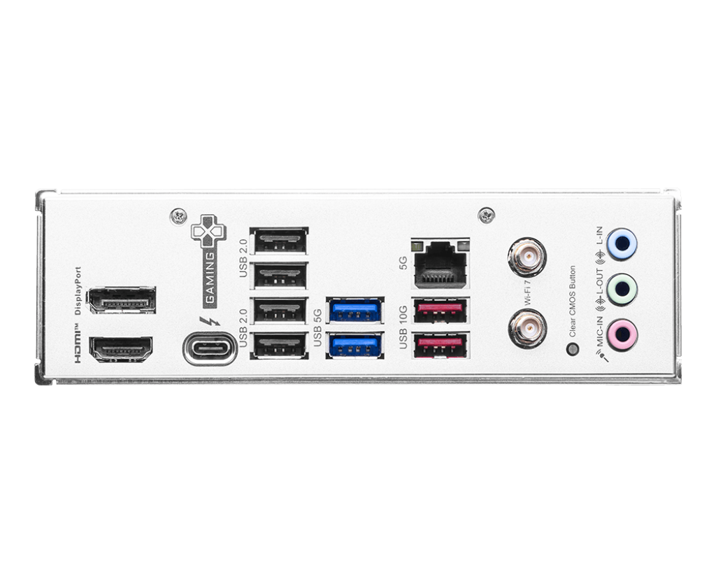 MSI B860 Gaming Plus WiFi - Supports Intel Core Ultra (Series 2) LGA 1851 Socket Processors DDR5 ATX Motherboard, WIFI 7, M.2 Gen5
