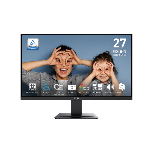 MSI PRO MP273U 27" UHD 4K 60Hz 4ms (GTG) IPS HDR Ready Professional Business Monitor