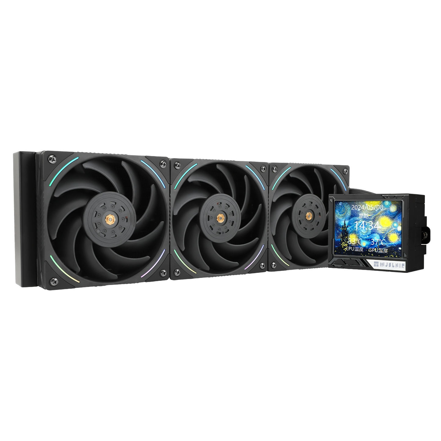 Thermalright Mjolnir Vision 360 ARGB AIO Liquid Cooler with LCD Display - BLACK | WHITE