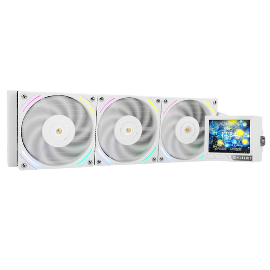 Thermalright Mjolnir Vision 360 ARGB AIO Liquid Cooler with LCD Display - BLACK | WHITE