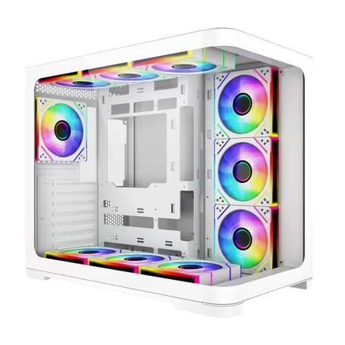 SAMA Neview 2851A Mid Tower Gaming Case - BLACK | WHITE