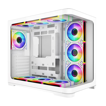 SAMA Neview 2851A Mid Tower Gaming Case - BLACK | WHITE