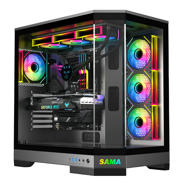 SAMA Neview 3021 Full Tower Gaming Case - BLACK | WHITE