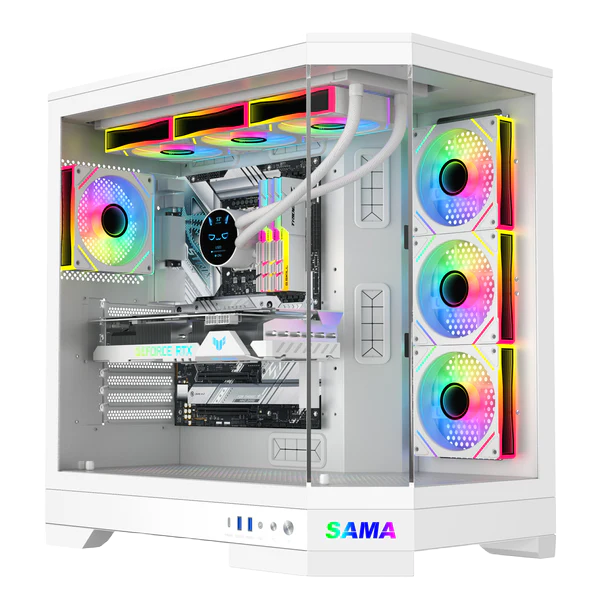 SAMA Neview 3021 Full Tower Gaming Case - BLACK | WHITE