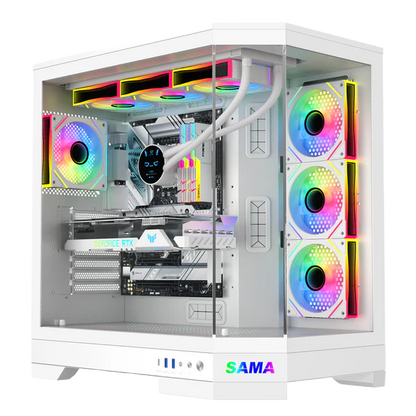 SAMA Neview 3021 Full Tower Gaming Case - BLACK | WHITE