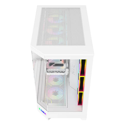 SAMA Neview 3021 Full Tower Gaming Case - BLACK | WHITE