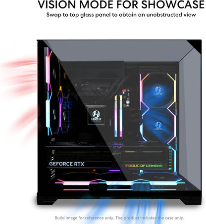 LianLi O11 Vision Compact Mid Tower ATX Gaming Case - BLACK | WHITE