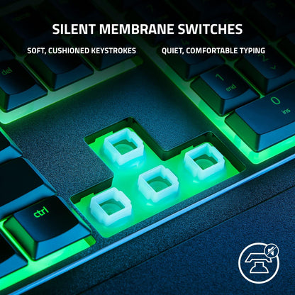 Razer Ornata V3 X - Low-profile Membrane RGB Keyboard