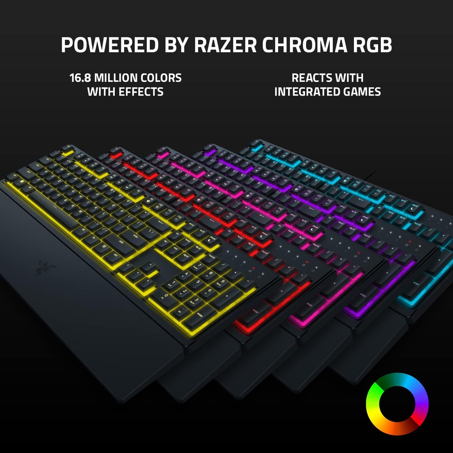 Razer Ornata V3 X - Low-profile Membrane RGB Keyboard