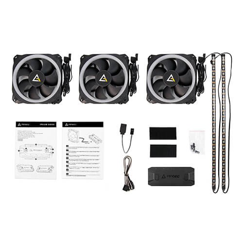 Antec Prizm 120 ARGB 3-in-1 Pack with fan controller & ARGB LED Strips