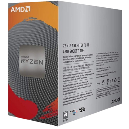 AMD Ryzen 5 3600 processor box rear side