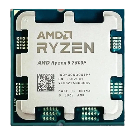 AMD Ryzen 5 7500F desktop processor chip image png