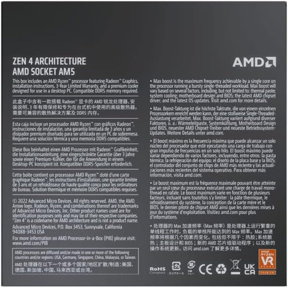 AMD Ryzen 5 7600 Desktop Processor