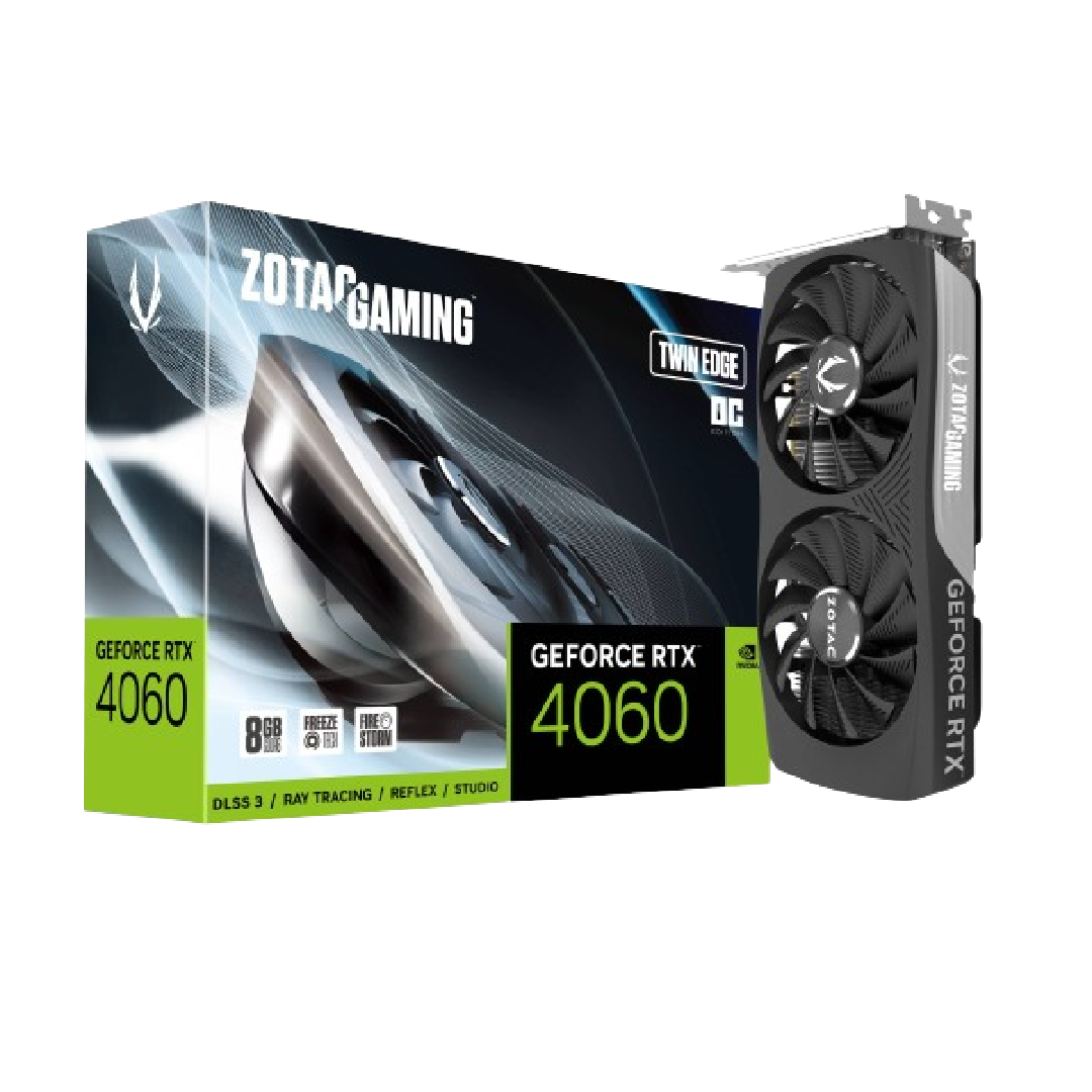 ZOTAC GAMING GeForce RTX 4060 8GB Twin Edge OC Graphics Card