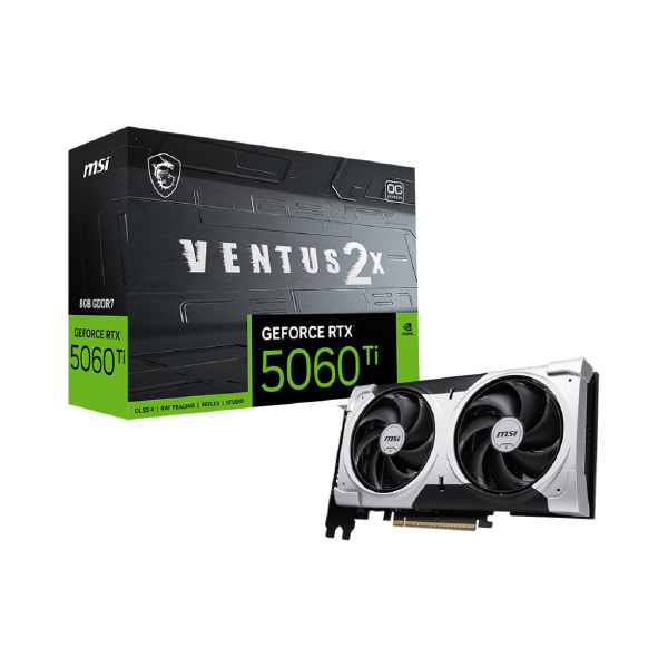 MSI GeForce RTX 5060 Ti Ventus 2X OC Plus 8GB Graphics Card GDDR7